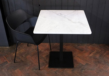 Marble cafe tables