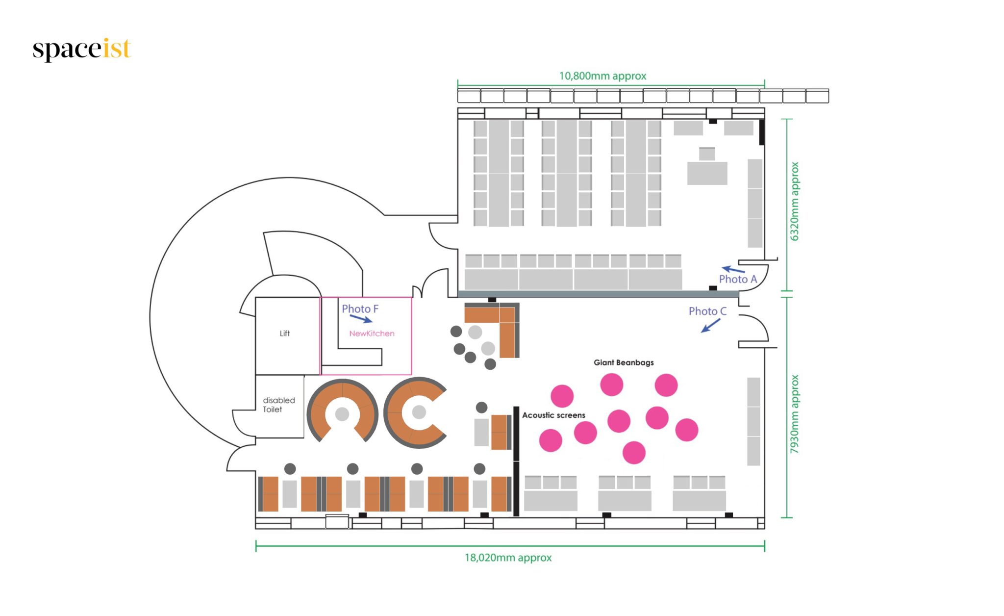 Office space plan